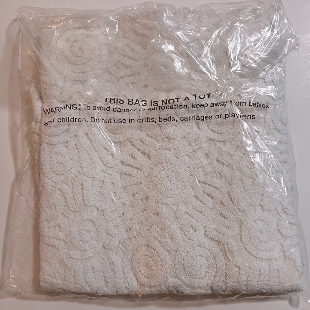 Boston Proper Crochet Fringe Haler Dress - Picture 6 of 6